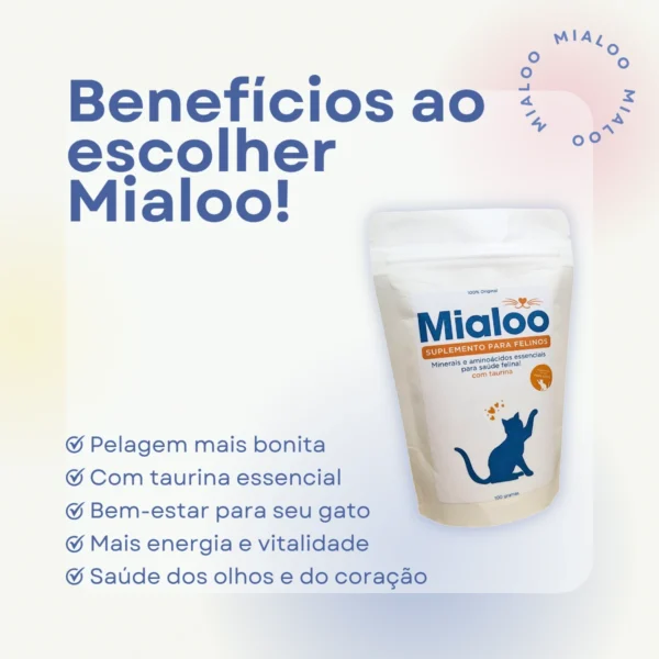 Beneficios para seu gato com Mialoo