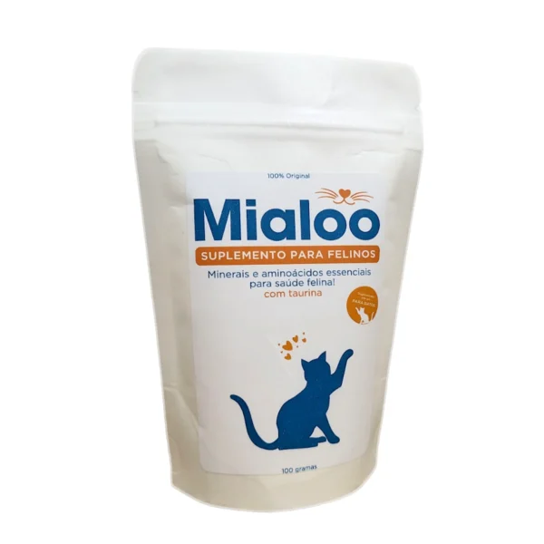 Suplemento para gatos com minerais e taurina - mialoo
